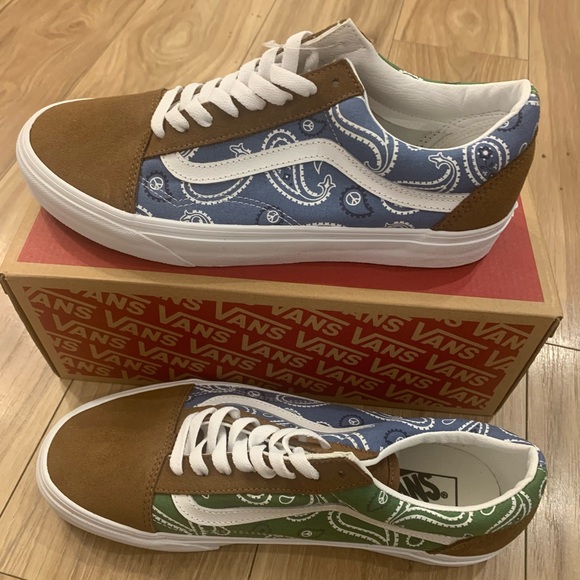 Vans Old Skool (Peace Paisley) Unity/True White Men's 10,Women's 11.5M - Picture 3 of 6